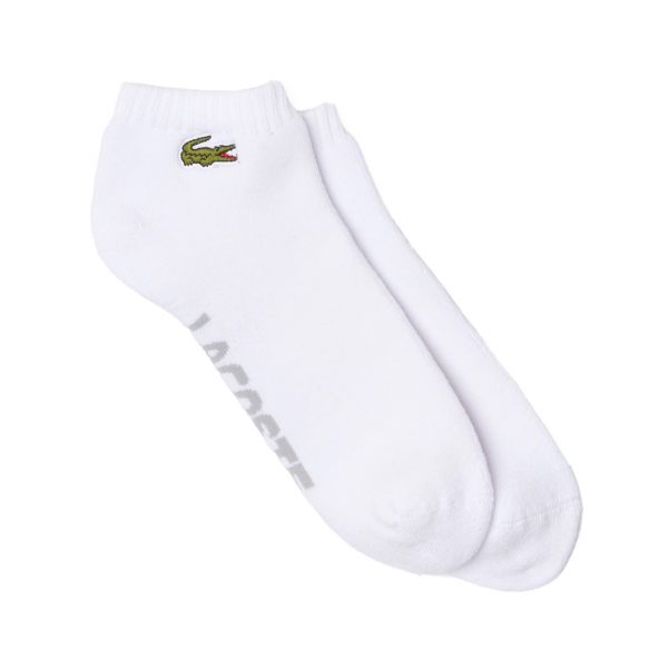 Calcetas Lacoste Blancas Cortas 43-46