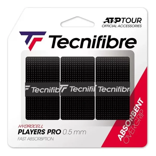 Overgrip Tenis Tecnifibre Players Pro 0.5 mm Set x3