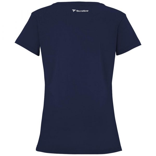 Polera Tecnifibre Algodón Mujer - Azul Marino - Imagen 2