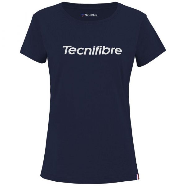 Polera Tecnifibre Algodón Mujer - Azul Marino