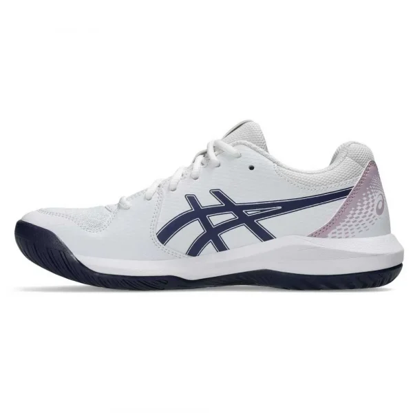 Zapatillos Asics - Dedicate 9 Clay White Inidgo Fog Women - Imagen 5