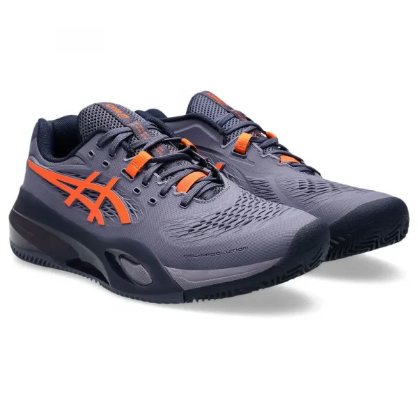 Zapatillas Asics - Resolution X Clay Purple Orange